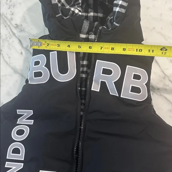 BURBERRYKids Reversible Logan Gilet In Black size 8